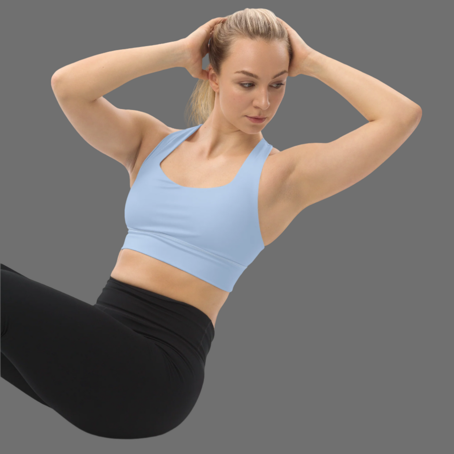 Recycled Longline Sports Bra