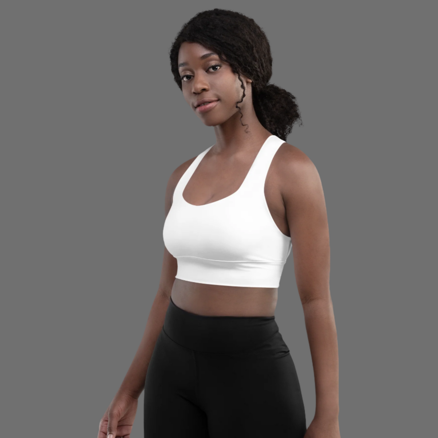 Recycled Longline Sports Bra